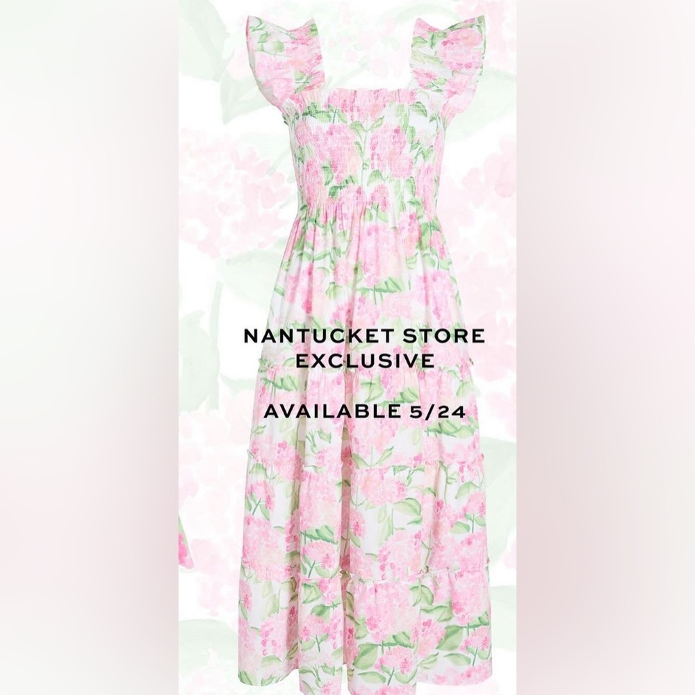 NWT Limited edition Nantucket Hill House Nap Dress Pink Hydrangea